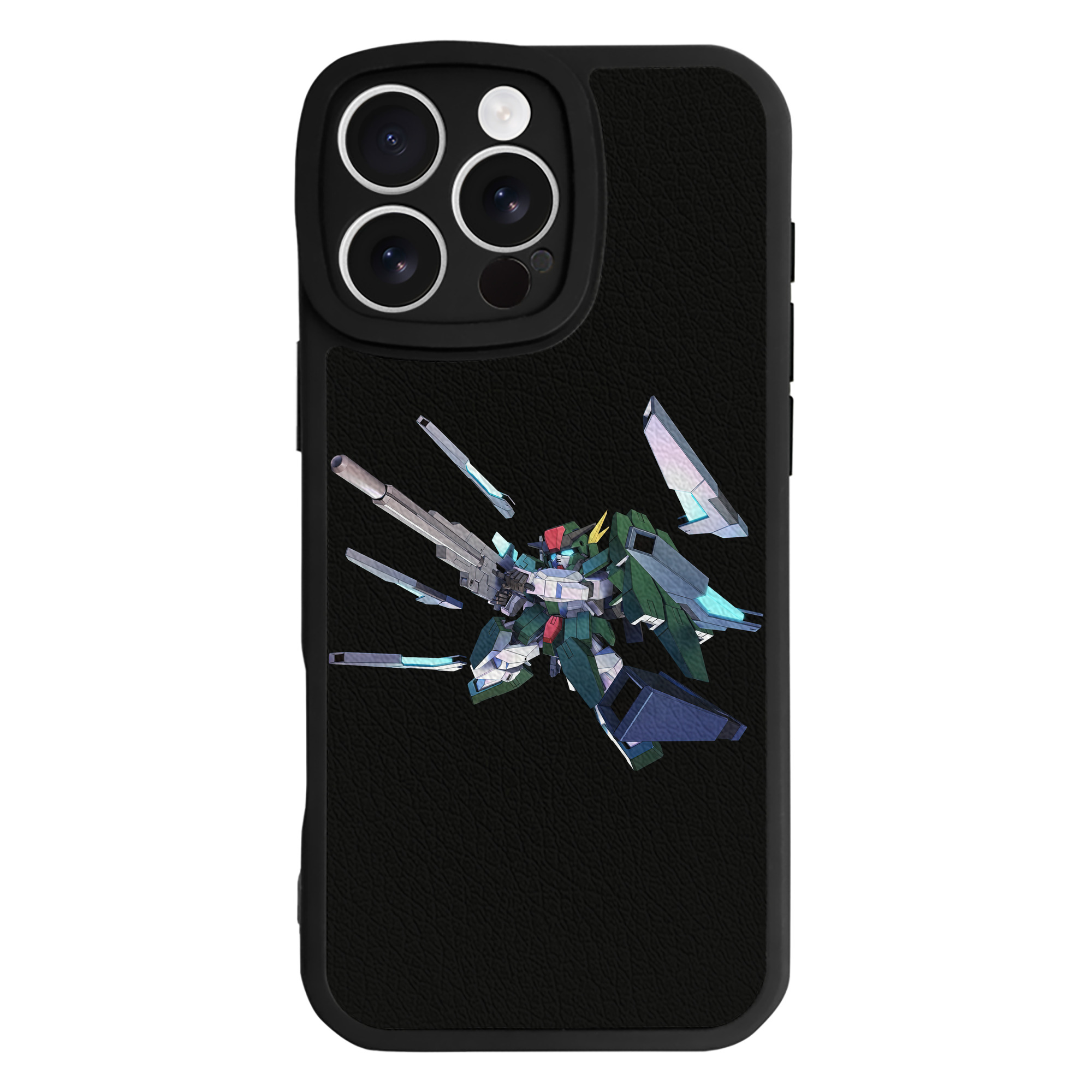 （画像用） 機動戦士ガンダム Mobile Suit Gundam 【iPhone 16シリーズ対応】シリコンスマホケース（レザー調） 材質：シリコン